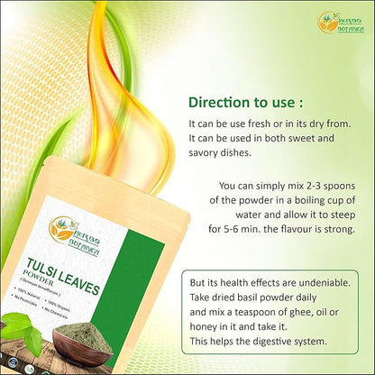 Tulsi Powder Organic Tulasi Holy Basil 5.3 oz