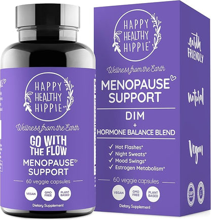 Menopause Supplements for Women – DIM + Probiotics | Estrogen Metabolism & Hormone Balance Support | Perimenopause Relief | Hot Flashes, Mood Swings & Night Sweats | Magnesium Oxide, Dong Quai | 60 Ct