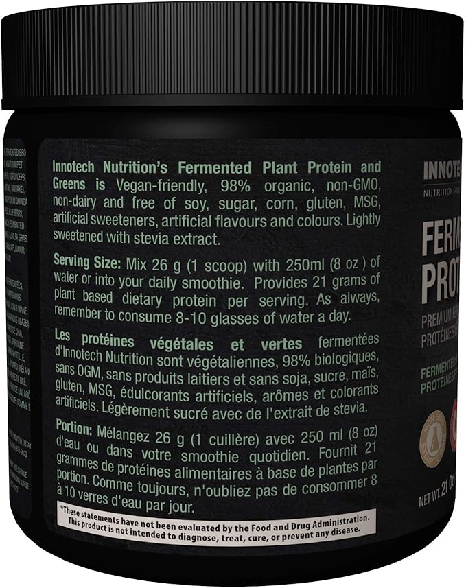 Innotech Nutrition Solutions Fermented Plant Protein 600 g