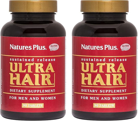 Natures Plus Ultra Hair, Sustained Release 90 Vegetarian (45 Servings)