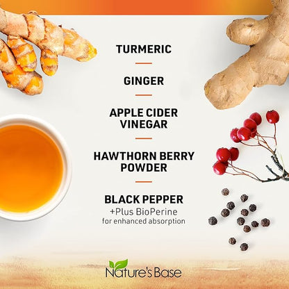 Turmeric and Ginger Supplement 95% Curcuminoids -120 Capsules