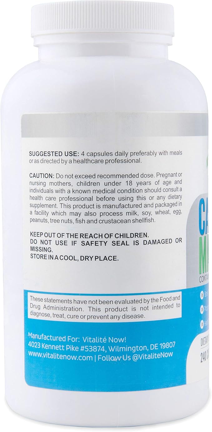 Best Calcium & Magnesium + Vitamin D3 400 400 IU 10 Forms 240 Capsules 2 Month