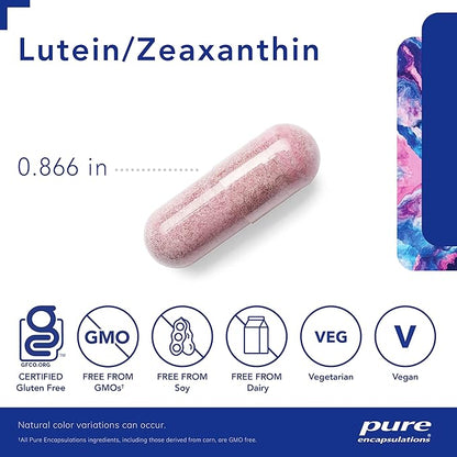 Pure Encapsulations Lutein & Zeaxanthin 60 Capsules