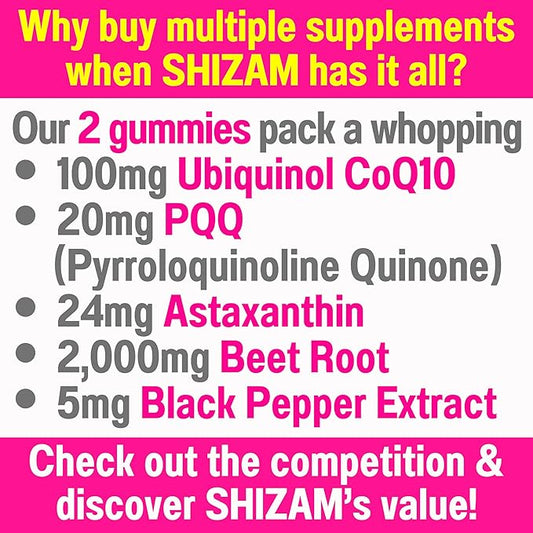 Ubiquinol CoQ10 PQQ Astaxanthin Beets Gummies, CQ-10 CO-Q10 CO-Q10 Q CO-10 CQ10 CQ10 C0Q10 C0Q10 Bioperine 20mg 40mg 40mg 100mg 100mg 200mg 200mg 400mg 400mg