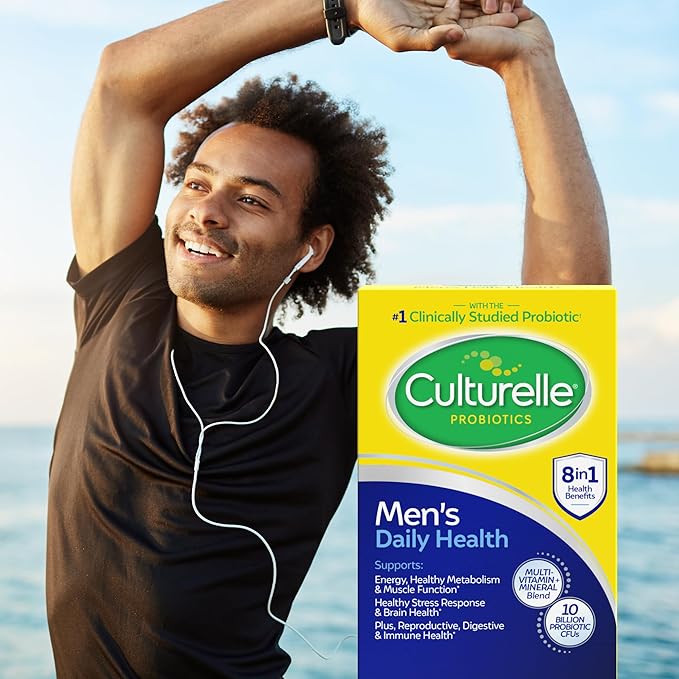 Culturelle Daily Health 8-in-1 Probiotic and 30 Count D3, Vitamin B12
