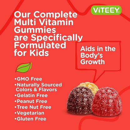 Kids Multivitamin Gummies, Complete Daily Essential 12 Essential