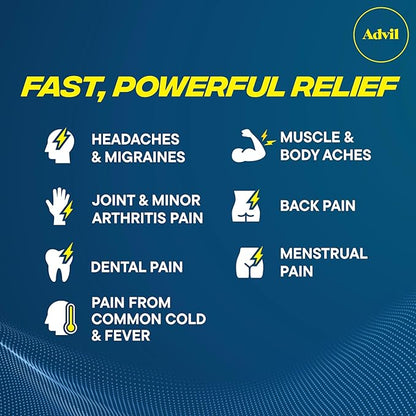 Advil Pain Reliever and Fever Reducer, 200mg for 300 Count, 2 Count