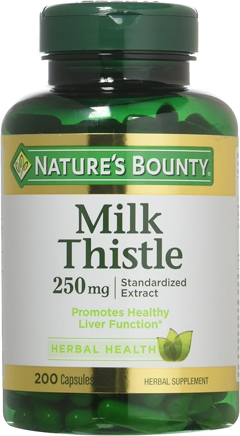 Nature's Bounty Milk Thistle 250 mg 200 ea 3)