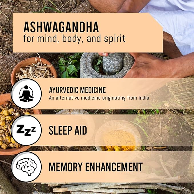 Ashwagandha 1,300mg – 180 Ashwagandha Capsules