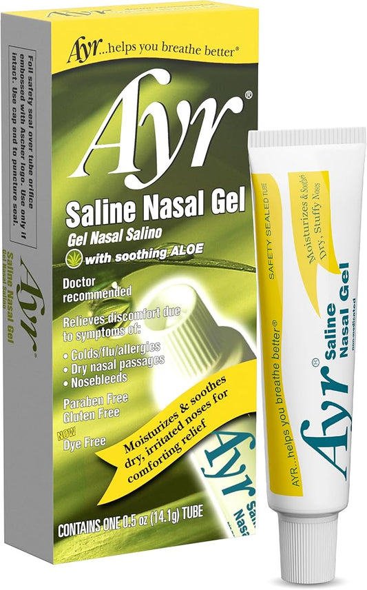 Ayr Saline Nasal Gel, With Soothing 0.5 Ounce 1)
