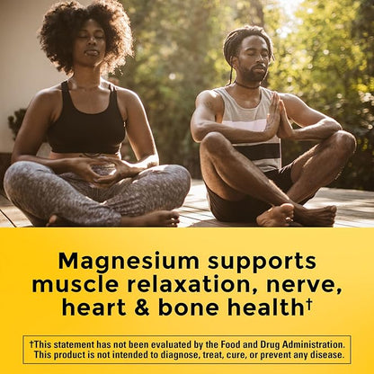 Nature Made Magnesium Complex with Vitamin D3 & 60 Capsules, 30 Day