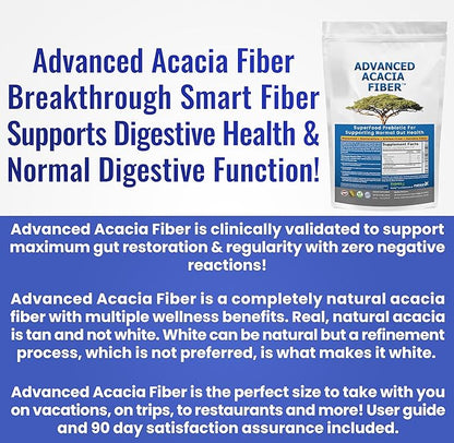 Advanced Acacia Fiber Powder 2.5 Ibs (40oz) Soluble