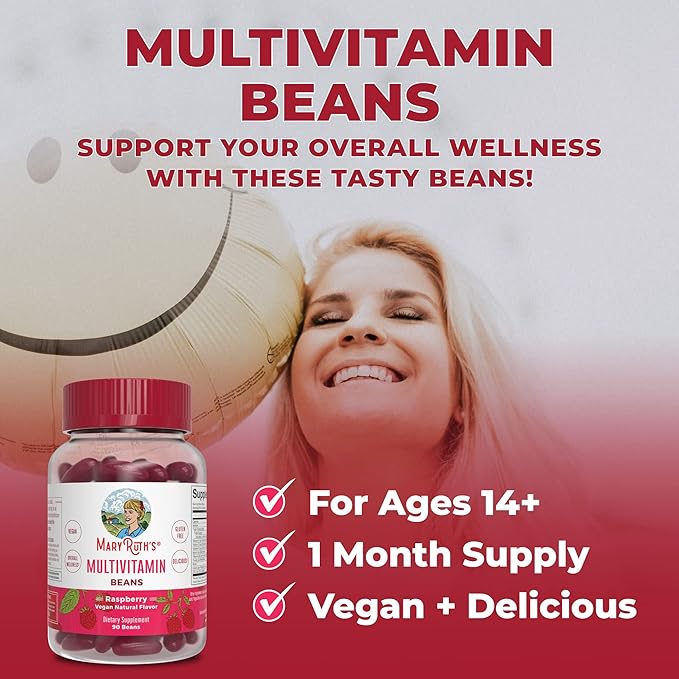 MaryRuth Organics Multivitamin Multimineral Vita-Beans 14+ | 90 Count