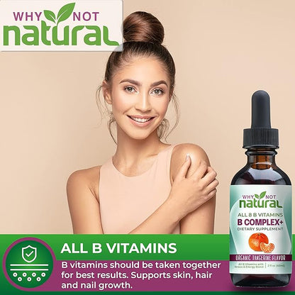Why Not Natural Vitamin B Complex B1 B2 B2 B3 B3 B5 B5 B6 B6 Biotin
