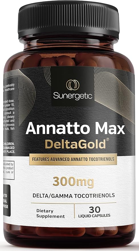 Sunergetic Premium Annatto Tocotrienol Supplement – 300 mg (30 Liquid