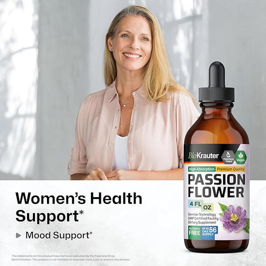 BIO KRAUTER Passionflower Tincture 4 Fl.Oz.