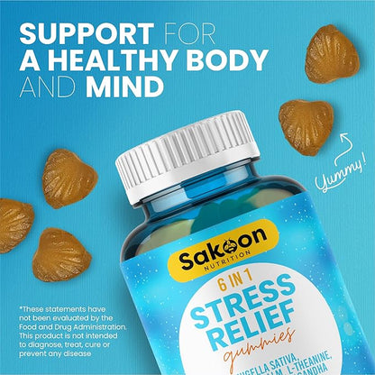 6-in-1 Stress Relief Gummies 60ct 60 gummies