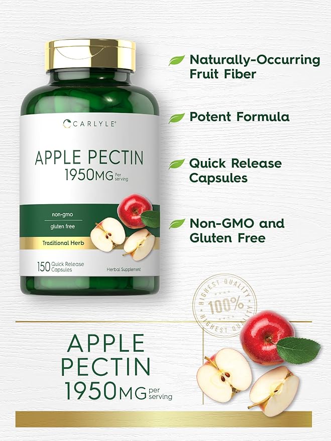Carlyle Apple Pectin 1950mg | 150 Capsules