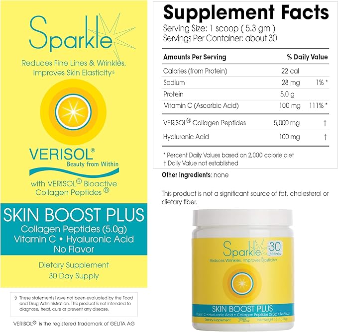Hydrolyzed Collagen Powder [3-Pack of 30-Serves] VERISOL