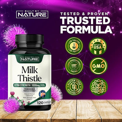 Milk Thistle 1000mg 120 Veggie
