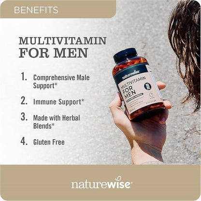 NatureWise Multivitamin for Men 180 Capsules[3-Month Capsules[3-Month Supply]