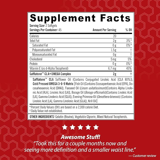 iSatori Ultra CLA 3 6 6 9 9 Safflower 90 Softgels