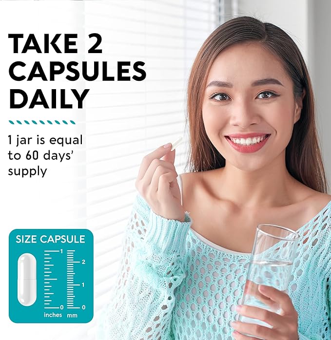 NAC Supplement | Selenium | B6 B12 - 600 mg 1200 mg 2 Month