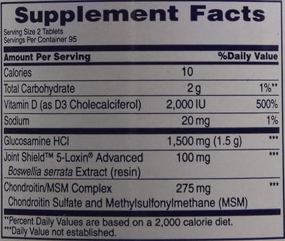 Osteo Bi-Flex Triple Strength Glucosamine Chondroitin 190 Caplets