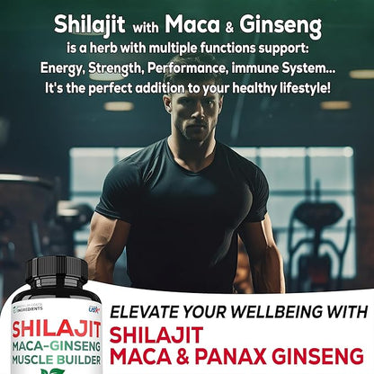 Shilajit Pure Himalayan Organic 8in1 with 210 Capsules 105 Servings