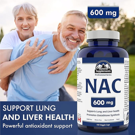 Summit Supplements - NAC Supplement 600mg, 150 Capsules