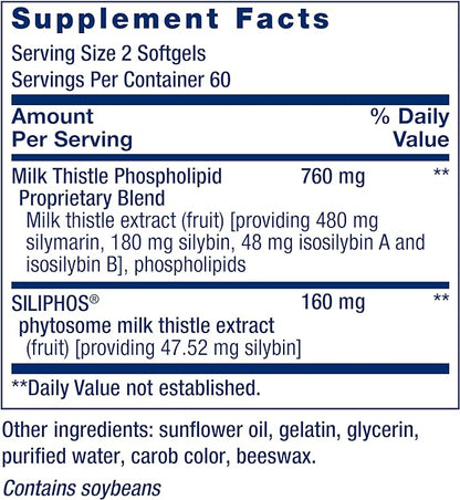 Life Extension Advanced Milk Thistle 120 120 Tablets