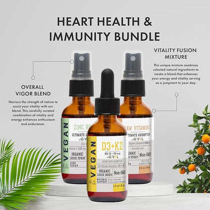 Immunity Support Pack D3 & K2 Liquid, 180 Days
