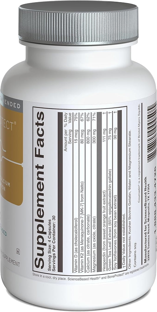 BoneProtect - Advanced Calcium Supplement 800 Mg. 120 Capsules