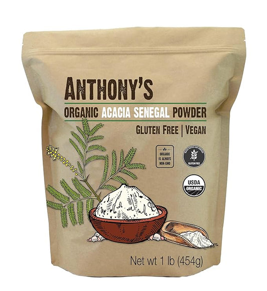 Anthony's Organic Acacia Senegal Powder, 1