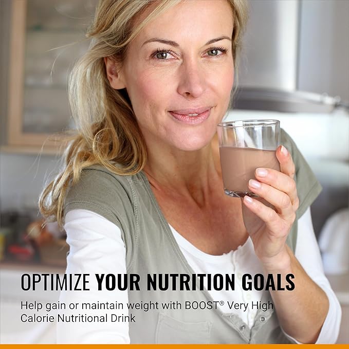 BOOST Very High Calorie Nutritional Drink -530 Calories -26 Vitamins 22 g 8 fl 24)