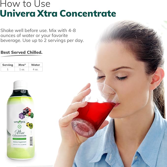 Univera Xtra Concentrate, Vitamin B Complex, 15 All-Natural 30-Day Supply, 33oz bottle