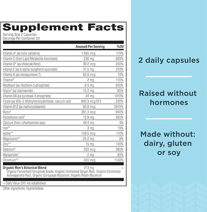 Ancient Nutrition Multivitamin for Men, Men's 60 Ct