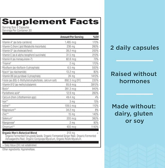 Ancient Nutrition Multivitamin for Men, Men's 60 Ct