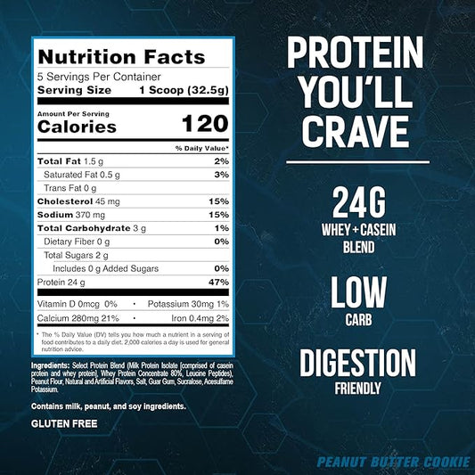 PEScience Select Low Carb Protein Powder, 5 Serving,