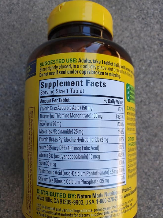 Nature Made B-Complex + C, 460