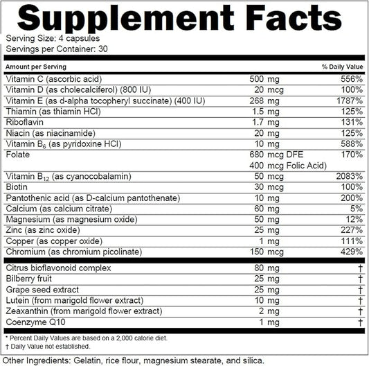 Doctor's Advantage Macular Shield Areds 2 120 Count
