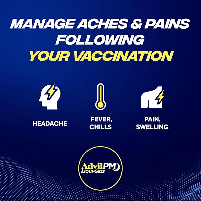 Advil PM Liqui-Gels Pain Reliever and 80 Liquid