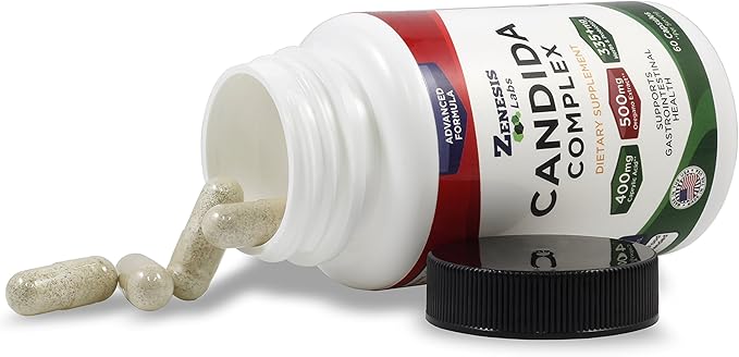 Candida Complex Cleanse Detox Caprylic Acid (60 Capsules, 30 Day