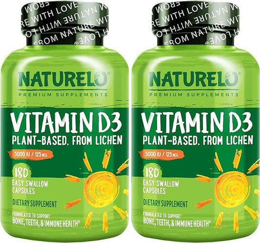 NATURELO Vitamin D 5000 IU D3 Supplement 180 Mini 2)