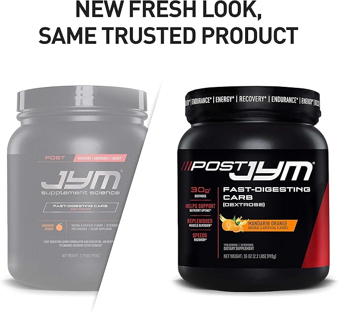 Post JYM Fast-digesting Dextrose Carbohydrates - Rainbow Sherbet