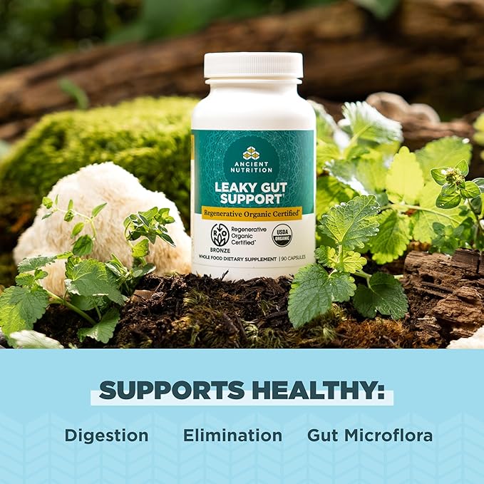Ancient Nutrition Regenerative Organic Certified Leaky 90