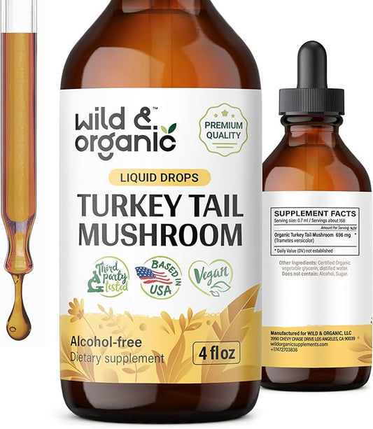 Turkey Tail Mushroom Tincture 4 oz