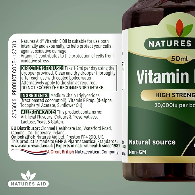 50ml Vitamin E Oil
