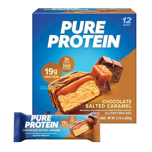 Pure Protein Bars, High Protein, Nutritious 1.76 oz., 12 Count 1) (Packaging