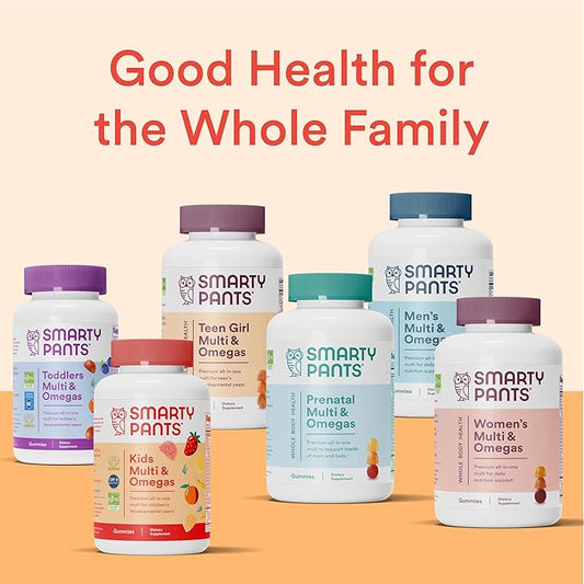 SmartyPants Kids Multivitamin Gummies, Sugar Free: 3 (ALA), D3, C, B12, B6, B6, Vitamin 44 Count (22 Day